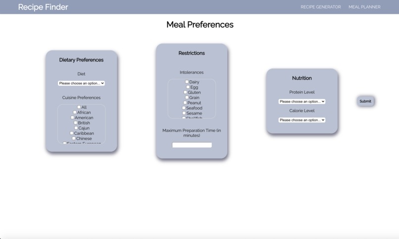 Recipe Finder – screenshot 1