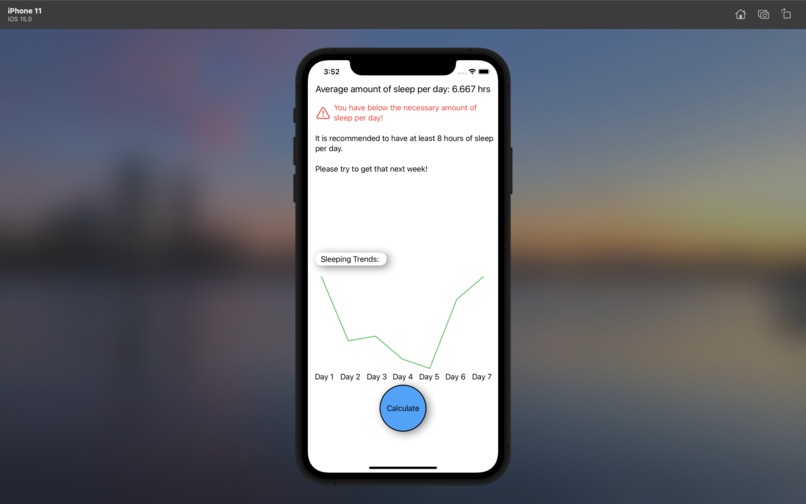 Sleep Tracker and Motivator – screenshot 1