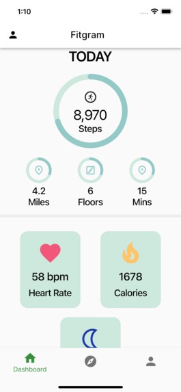 Fitgram – screenshot 1