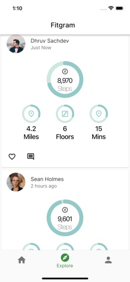 Fitgram – screenshot 2