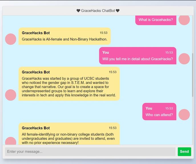 GraceHacks ChatBot – screenshot 4