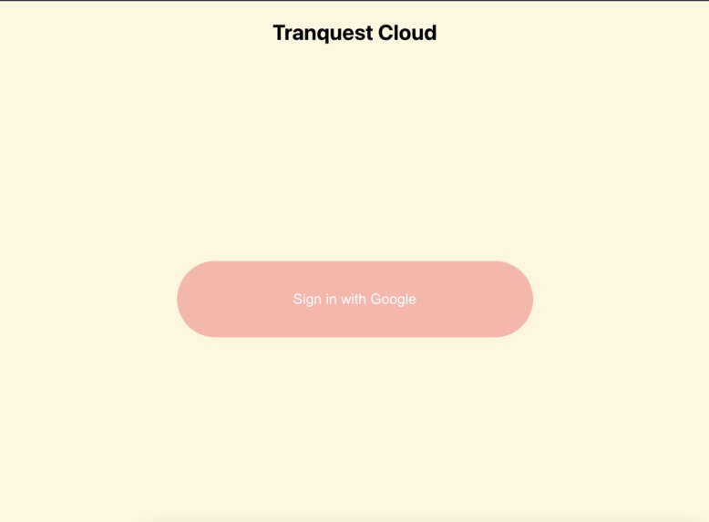Tranquest Cloud – screenshot 1