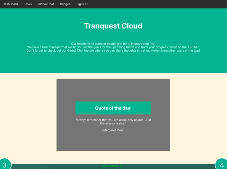 Tranquest Cloud – screenshot 2