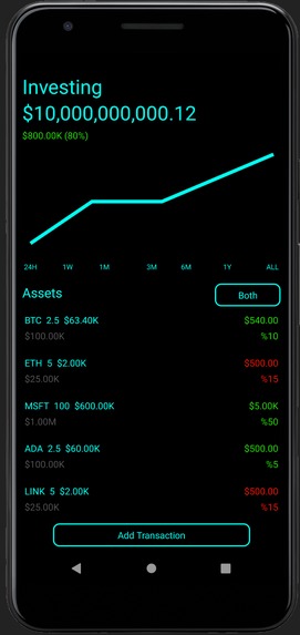Investment Portfolio – screenshot 2