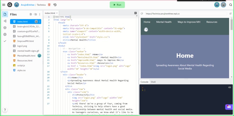 Mental Health Project – screenshot 1
