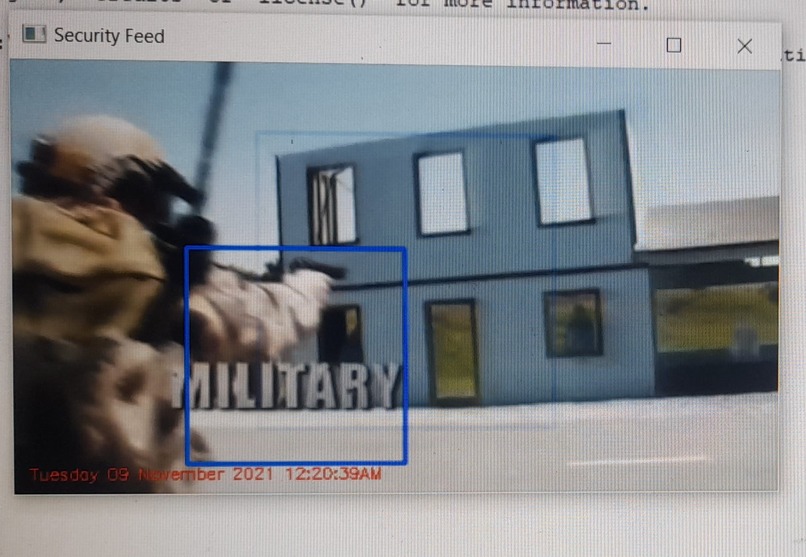 Gun Detection Using Machine Learning in Python – screenshot 2