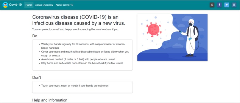 Covid-19 Tracker – screenshot 2