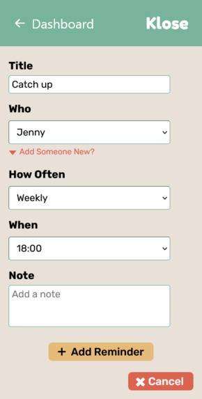 Klose – screenshot 2