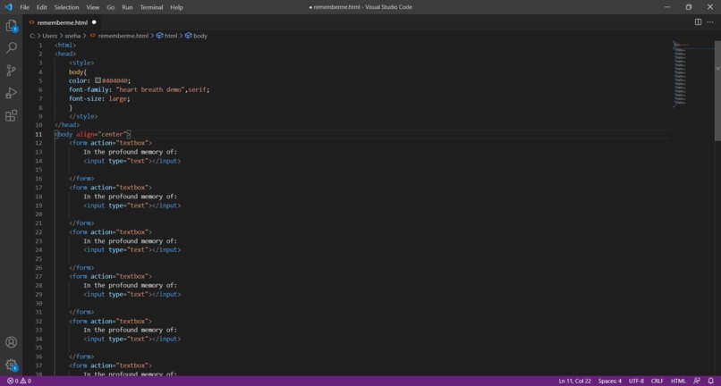 Remember me – screenshot 1