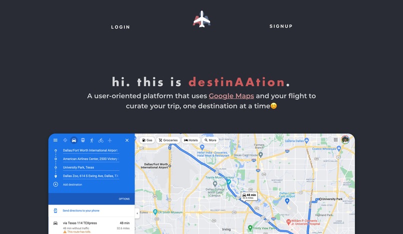 destinAAtion – screenshot 1