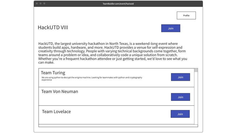UTD Team Builder – screenshot 2
