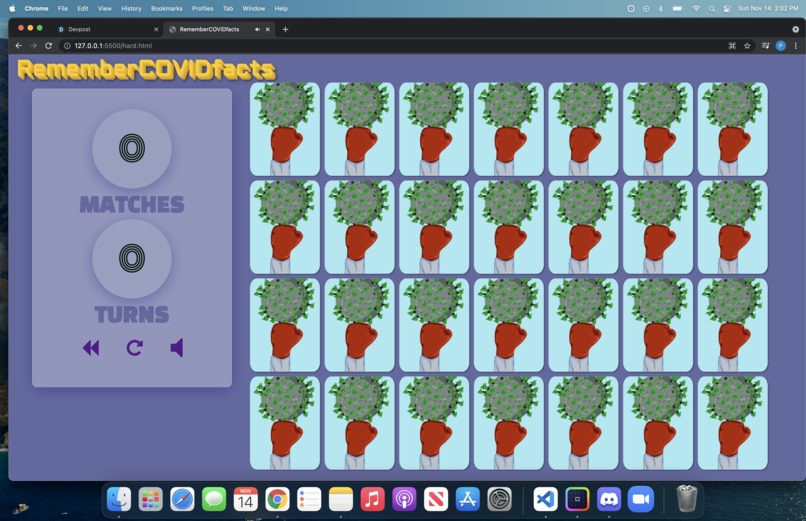 rememberCOVIDfacts – screenshot 1