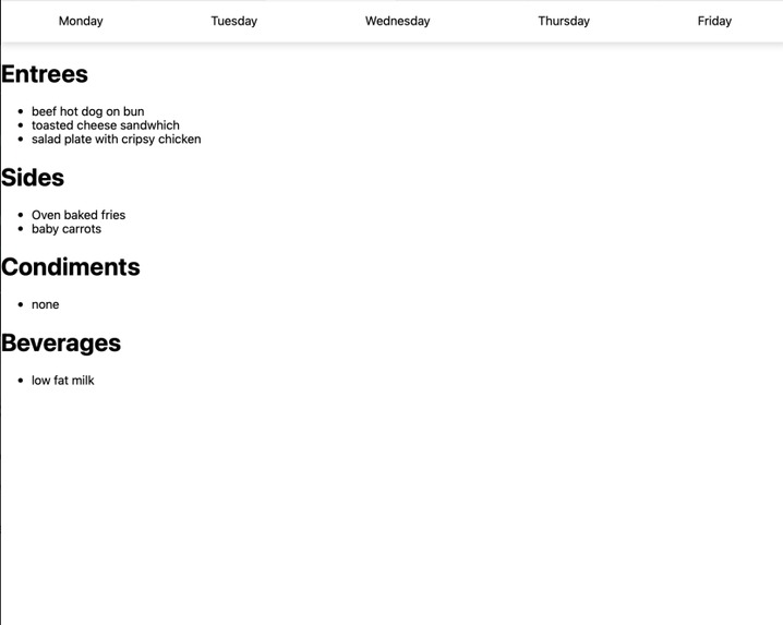 Newton Public Lunch Tracker – screenshot 2