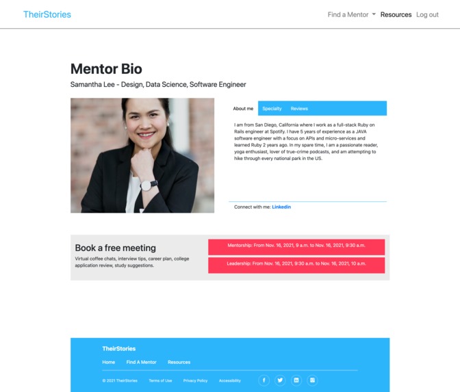 TheirStories – screenshot 3