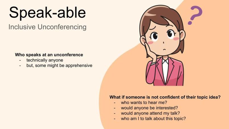 Speak-able: Inclusive Unconferencing – screenshot 2