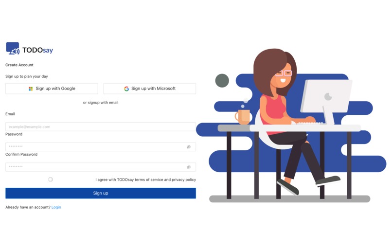 TodoSay – screenshot 2