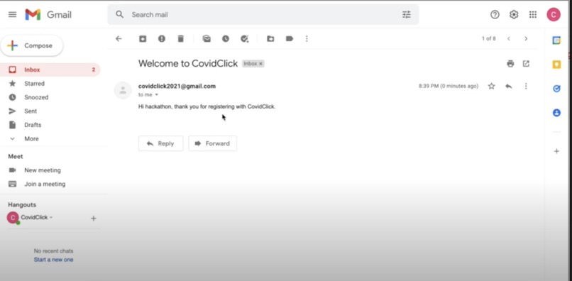 CovidClick – screenshot 3