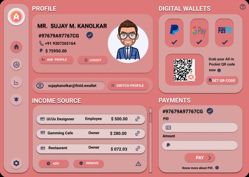ALL-IN POCKET ( A ALL IN E-WALLET APP) – screenshot 1
