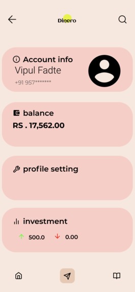 Dinero- payment and investment app – screenshot 2