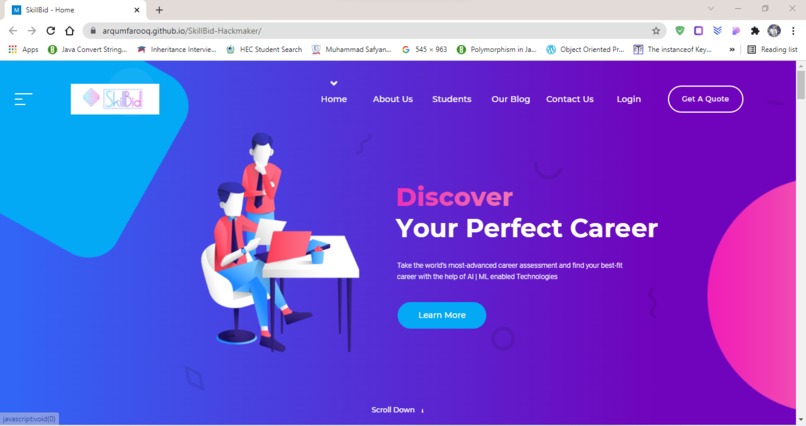 SkillBid – screenshot 1