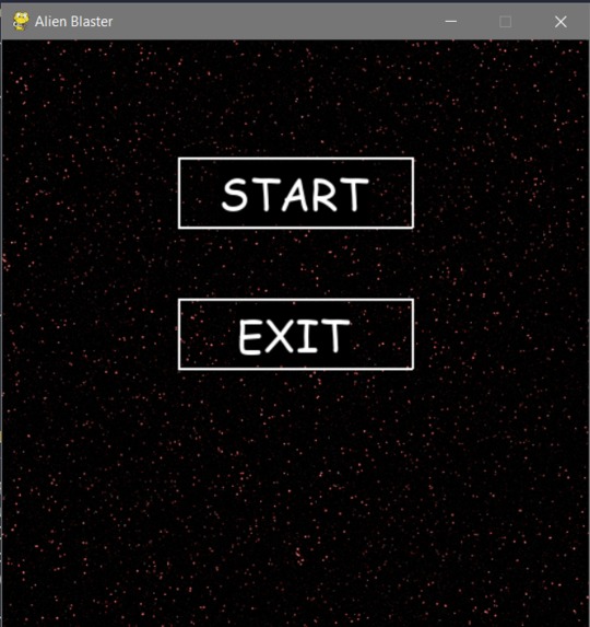 Alien Blaster pygame – screenshot 1