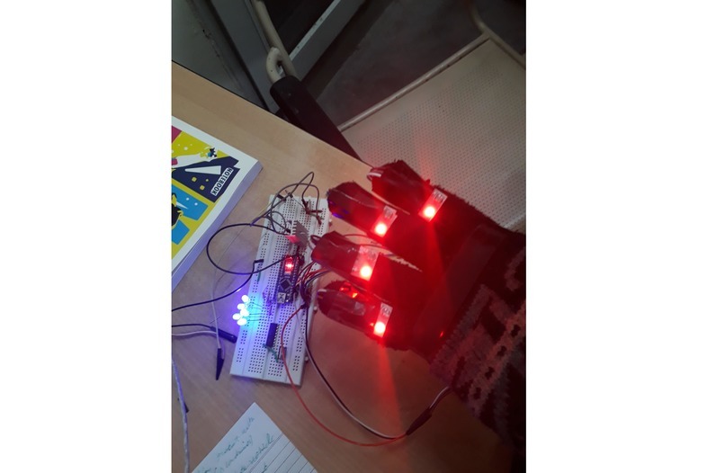 HAND GESTURE RECOGNITION SYSTEM USING IOT – screenshot 3