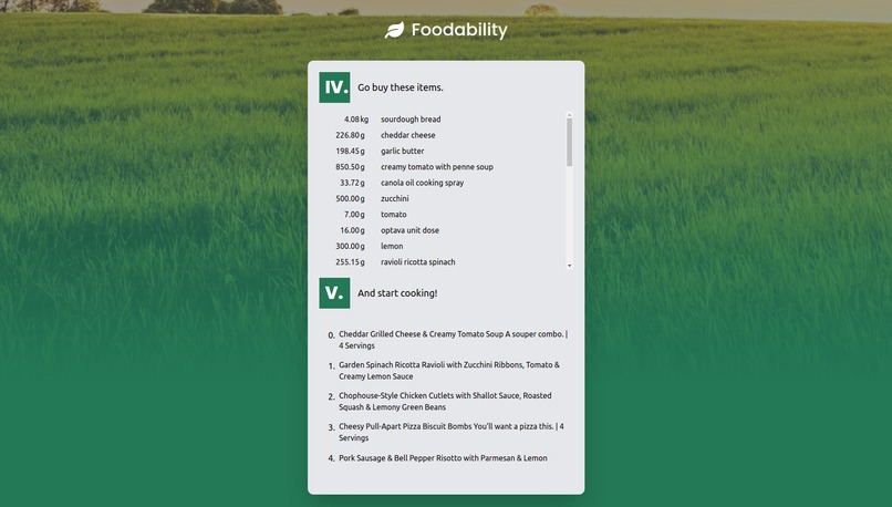 Foodability – screenshot 3