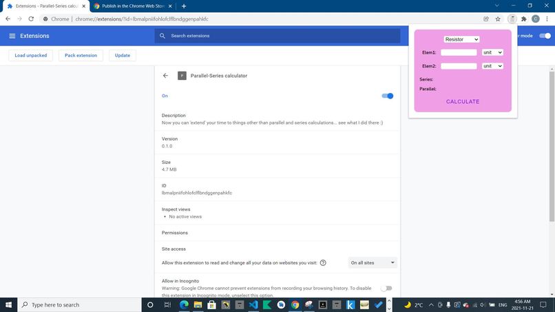 ParallelSeriesCalculator – screenshot 2