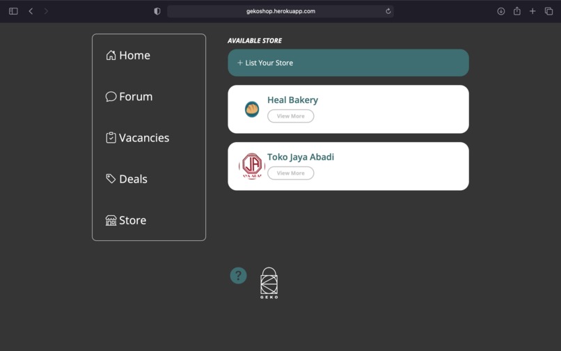 GEKO – screenshot 5