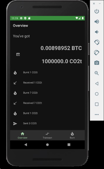 Decentralized CO2 Certificates – screenshot 2