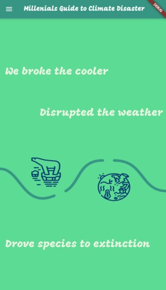 The millenials guide to climate collapse  – screenshot 2