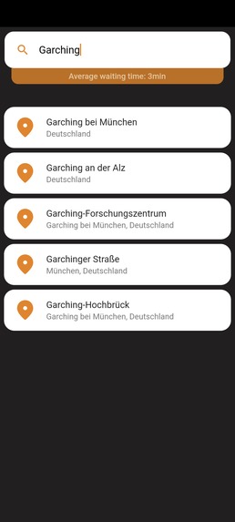 Sixt RoboTaxis App – screenshot 3
