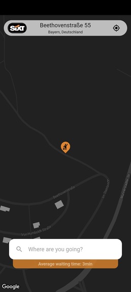 Sixt RoboTaxis App – screenshot 4