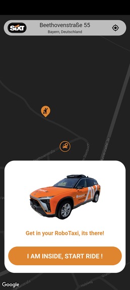 Sixt RoboTaxis App – screenshot 7