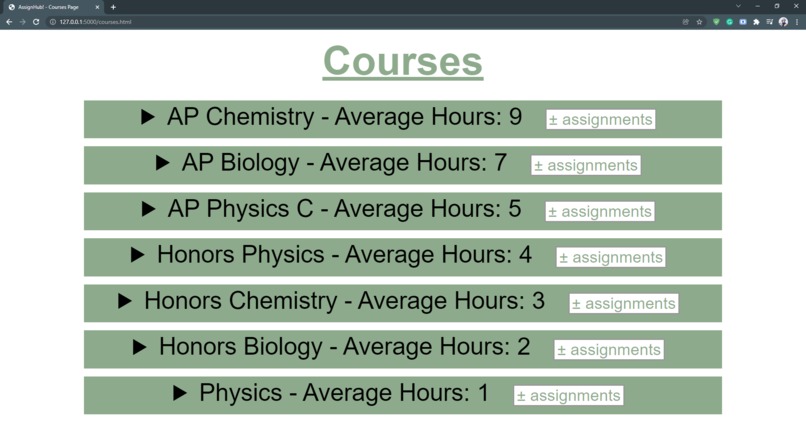 AssignHub – screenshot 2