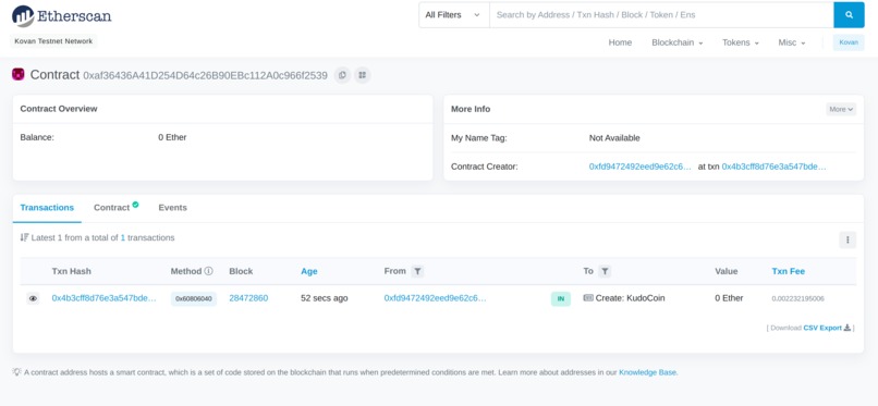 KudoCoin – screenshot 3