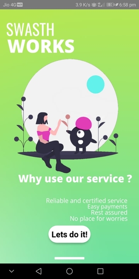 Swasth works – screenshot 1