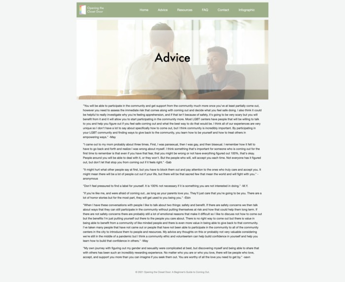 Opening the Closet Door: A Beginner’s Guide to Coming Out – screenshot 3