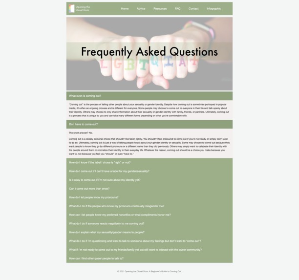 Opening the Closet Door: A Beginner’s Guide to Coming Out – screenshot 5