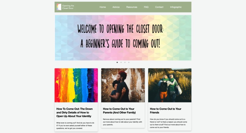 Opening the Closet Door: A Beginner’s Guide to Coming Out – screenshot 1