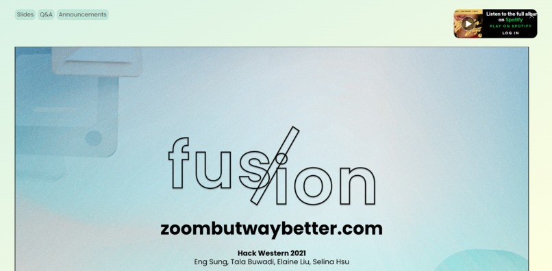 Fusion – screenshot 1