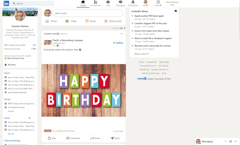 Happy Birthday Chrome Extension – screenshot 5