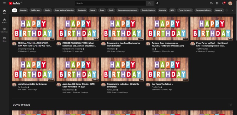 Happy Birthday Chrome Extension – screenshot 7