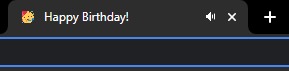 Happy Birthday Chrome Extension – screenshot 8