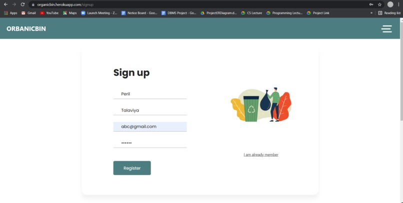 OrganicBin – screenshot 1
