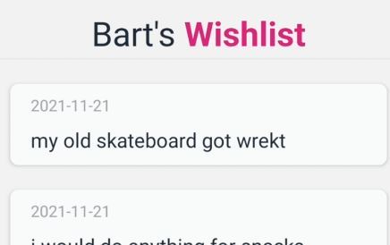 Wishlist – screenshot 4