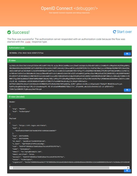 OIDC NFT Login – screenshot 4