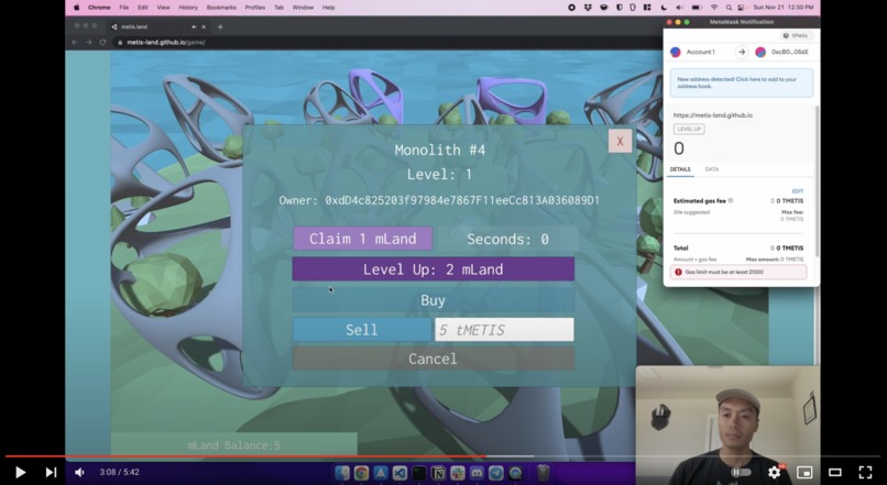 Metis.land – screenshot 3