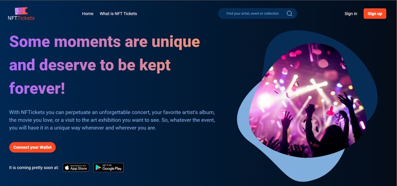 NFT Tickers – screenshot 1