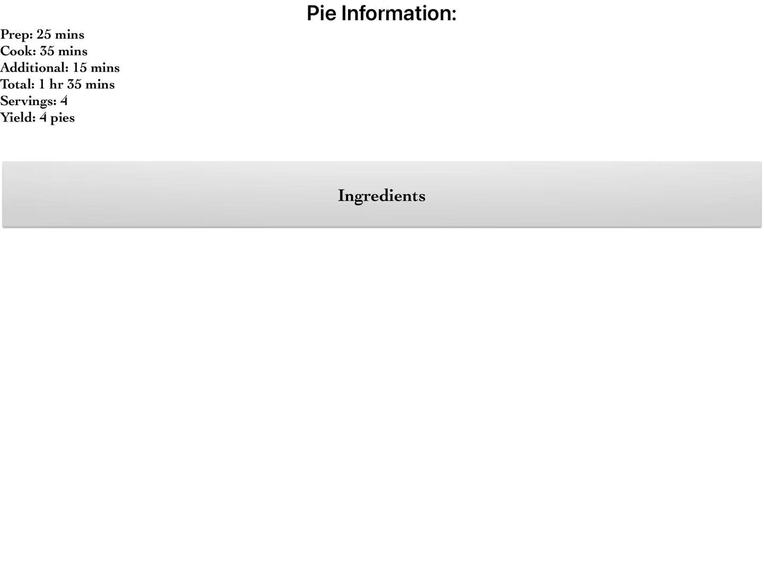 Recipe List – screenshot 1